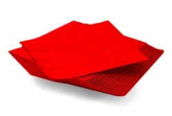 PARTYRama Red Luncheon Napkins 40x40cms 2 Ply - Pack of 100