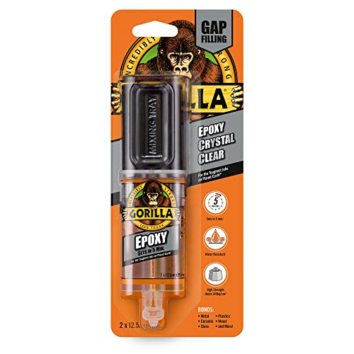 J-B Weld 8276 Kwikweld Twin Tube Quick Setting Steel Reinforced 2 Part Epoxy adhesive for Repair, Dark Grey, Two 1 oz tubes