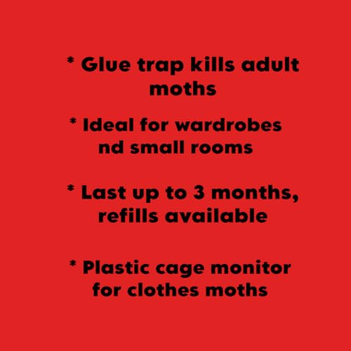 SuperGift.com Moth Protection, Solution for Common Clothes Moth/Webbing Moth