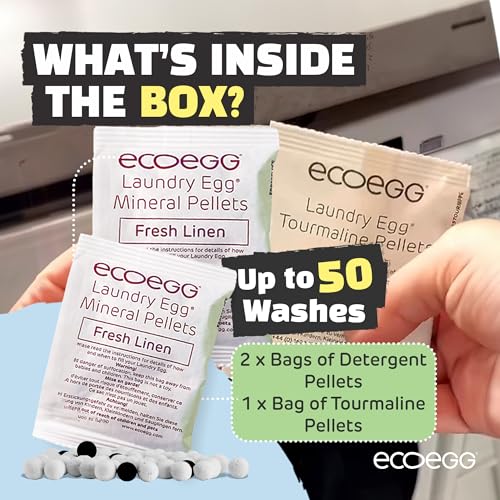Ecoegg Laundry Egg Refills Detergent and Fabric Softener Replacemen