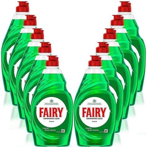 Fairy Washing Up Liquid 10 x 320ml Box Pack,Green
