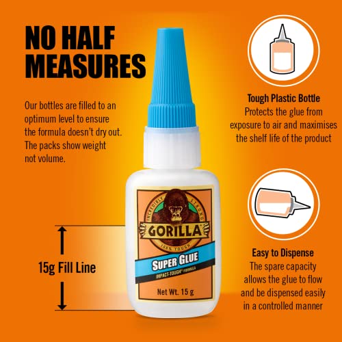 Gorilla Mounting Tape Squares Crystal Clear