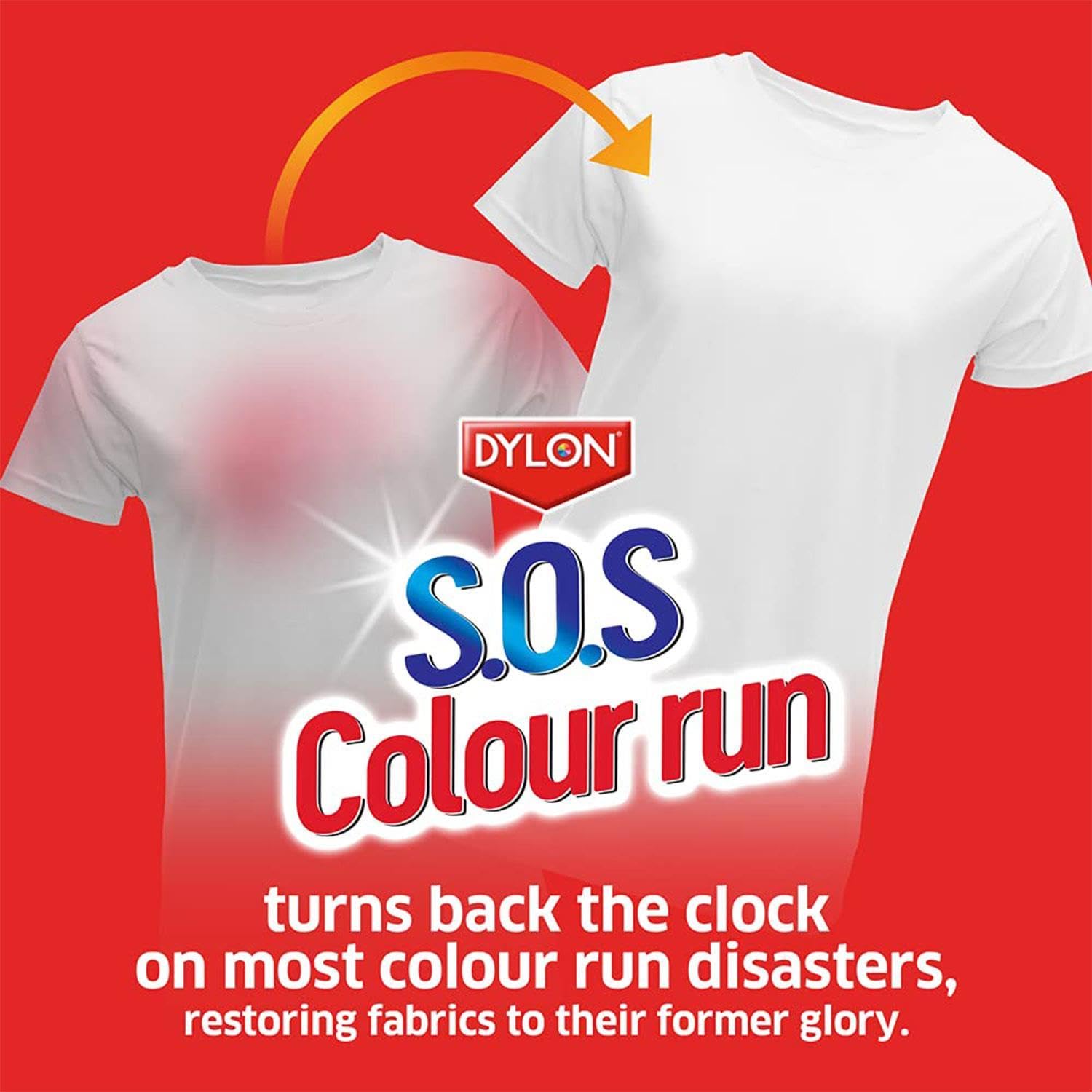 Dylon Dylon colour run remover restores items stained by colour runsColour run remover - Consumable