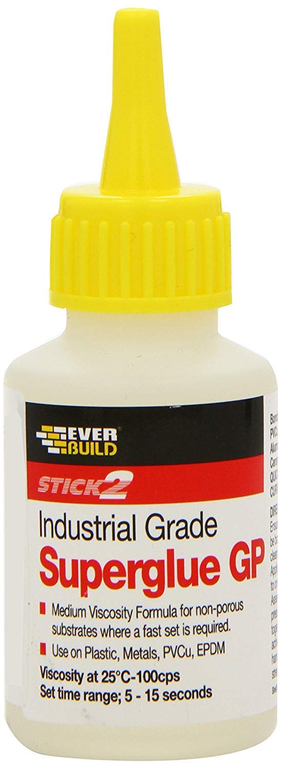 Everbuild 4 X CYN50 Industrial Superglue General Purpose 50 g