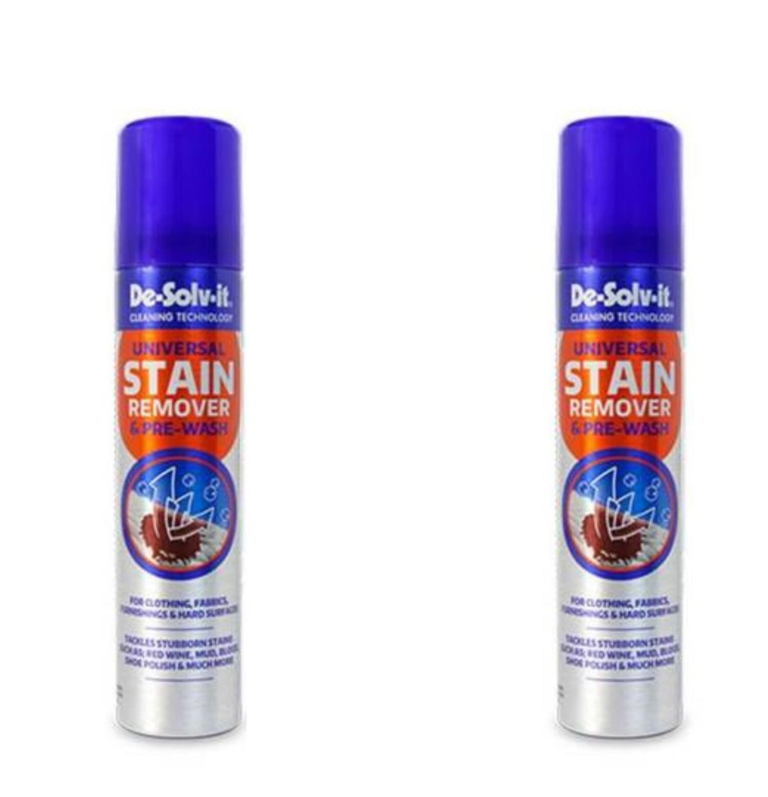 2 X De-Solv-It 4755 Universal Stain Remover 100ml