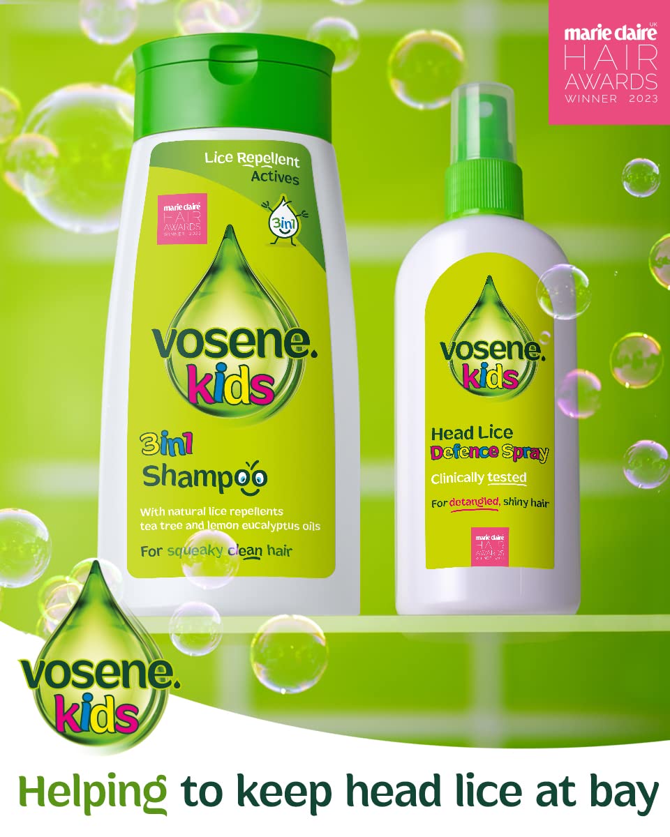 Vosene Kids Lice Repellent 3in1 Shampoo 6 pack