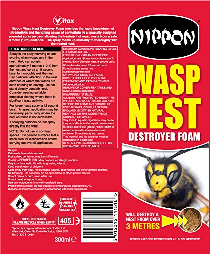 Nippon Wasp Nest Destroyer Foam 300ml