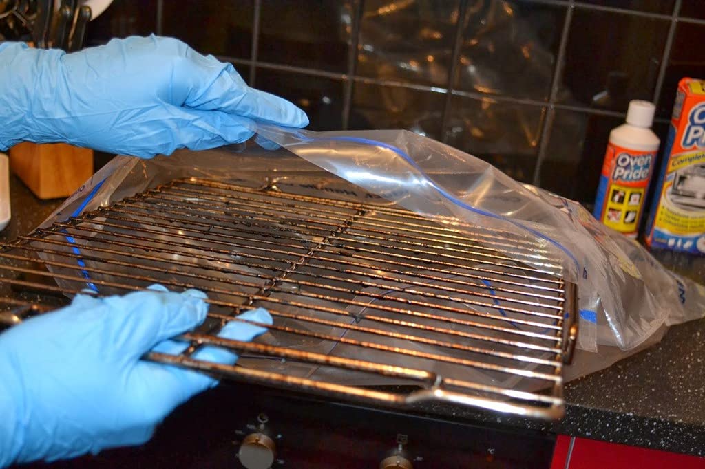 3 X Oven Pride Complete Oven Cleaning Kit 500ml Includes Bag for Cleaning Oven Racks