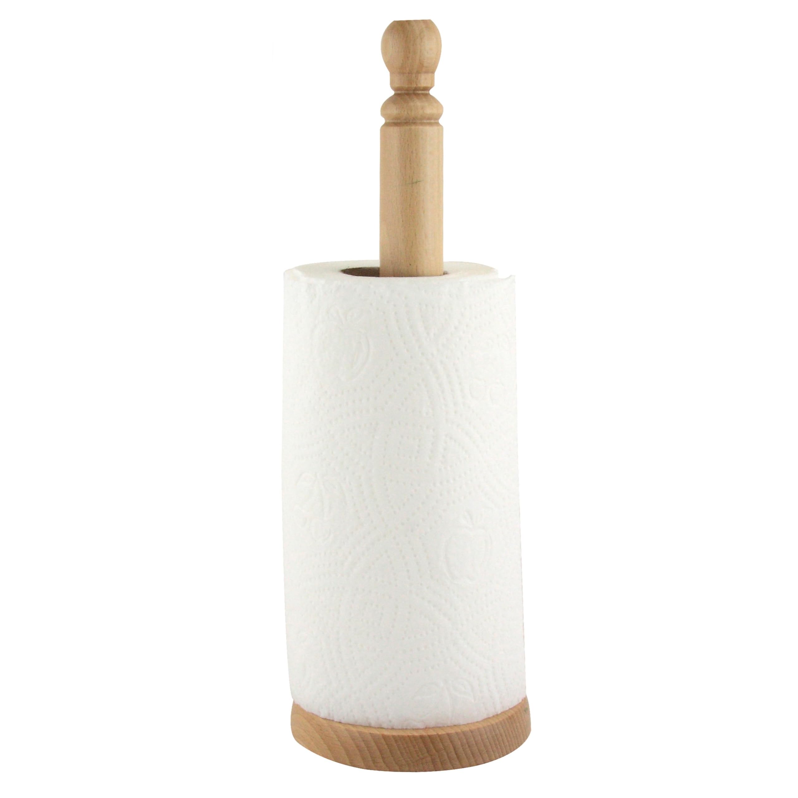 APOLLO THE HOUSEWARES BRAND Beech Towel Holder, Wood, Wooden, 35 x 12 x 12 cm