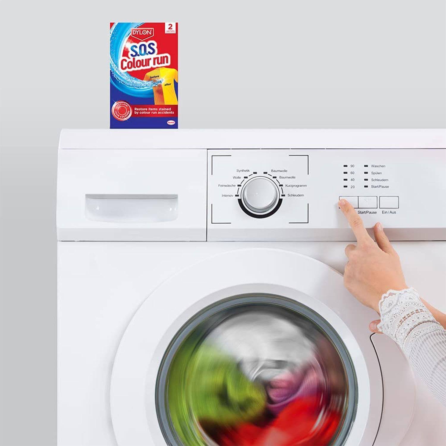 Dylon Dylon colour run remover restores items stained by colour runsColour run remover - Consumable