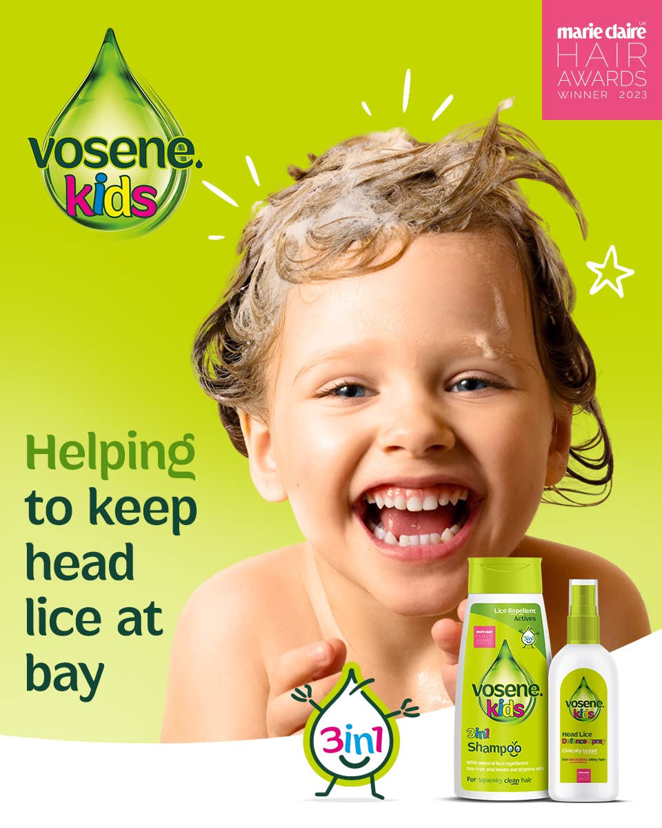 Vosene Kids Lice Repellent 3in1 Shampoo 6 pack