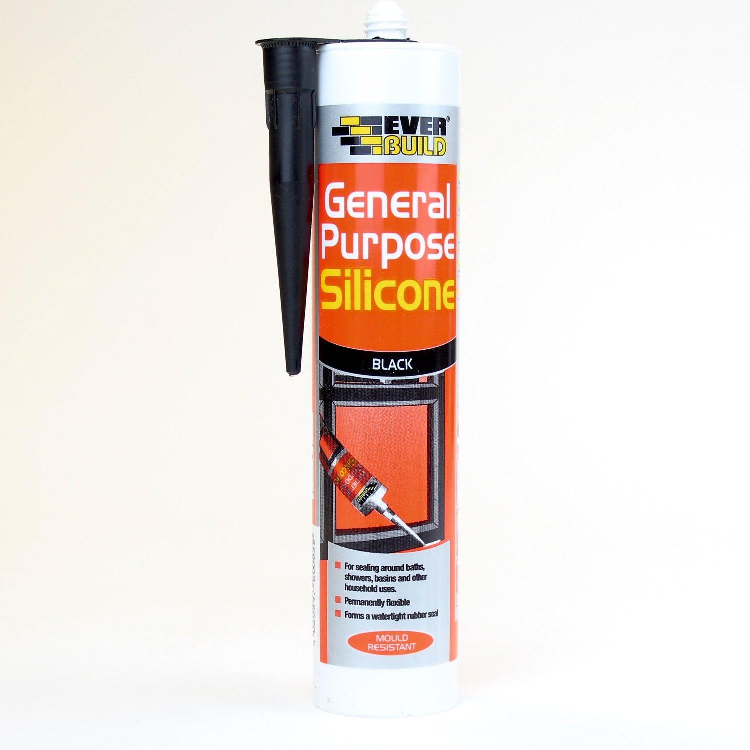 Everbuild General Purpose Silicone - White - 6 Pack