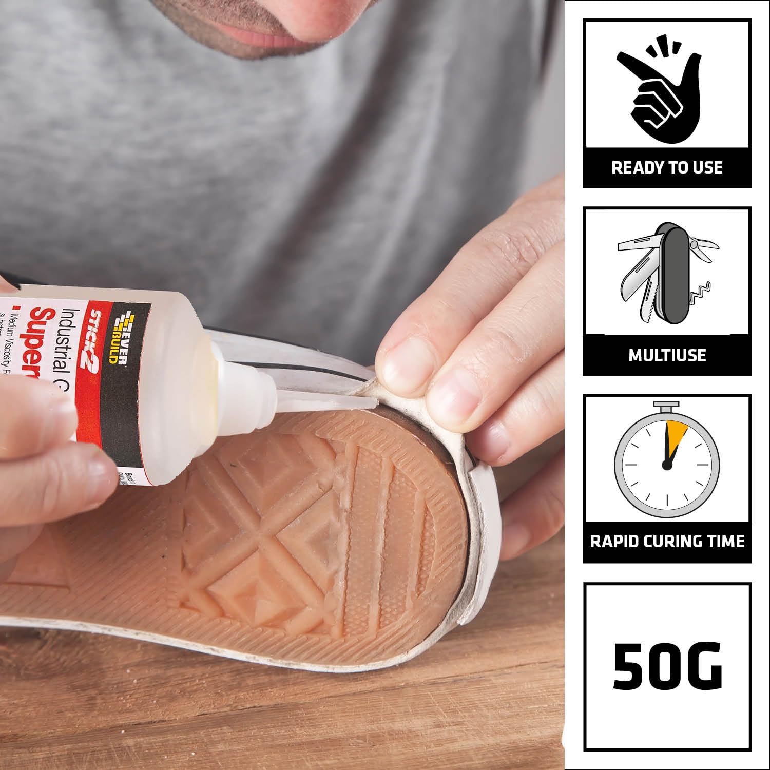 Everbuild Stick 2 Industrial Grade General Purpose Superglue