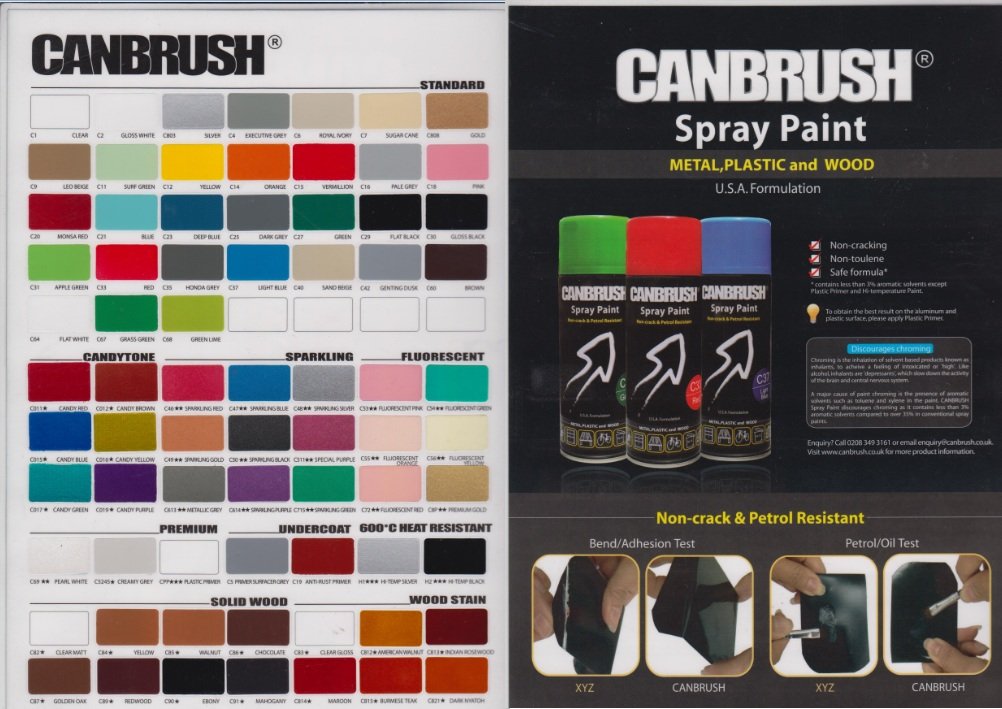 Canbrush Sparkling Glitter Colour Spray Paint Can Auto Home Diy Aerosol Crafts Gloss- Blue C47