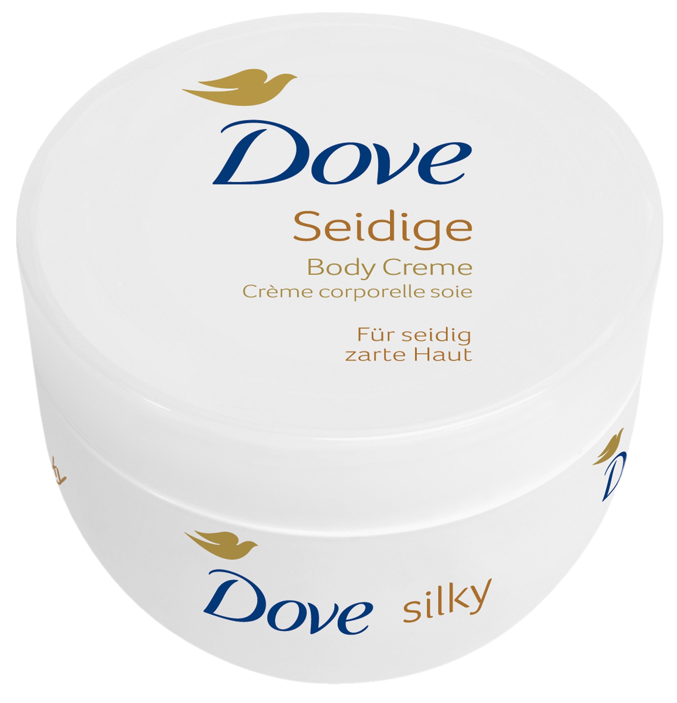 Dove Body Silk Body Cream for Dry Skin 300 ml Pack of 4