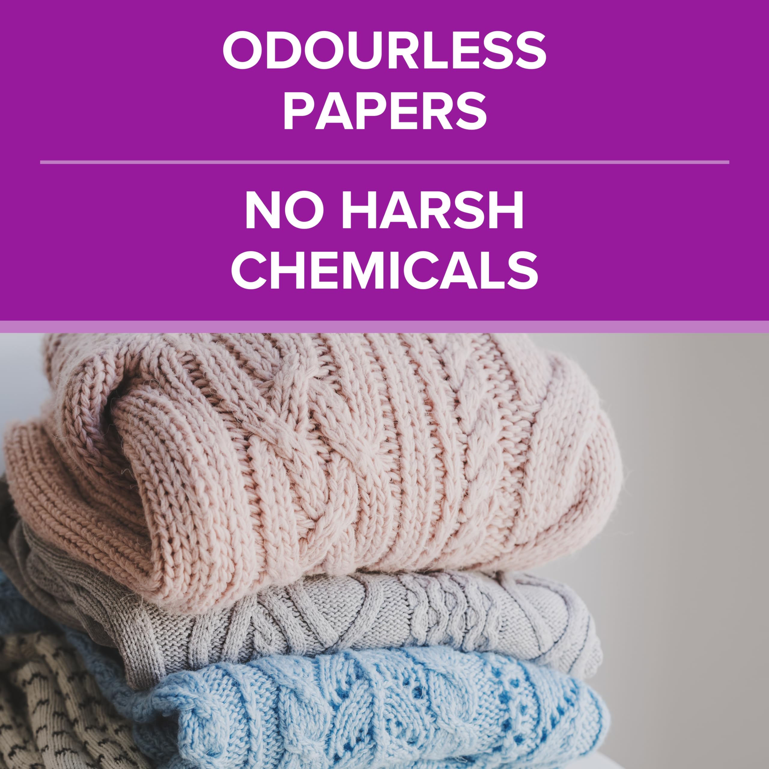 Acana Hanging Moth Killer Papers - Pack of 10 - Fragrance - Free, High Performance for Drawers, Wardrobes and Storage - Protects Clothing & Bedding - Long Lasting, Each Paper Lasts 6 Months