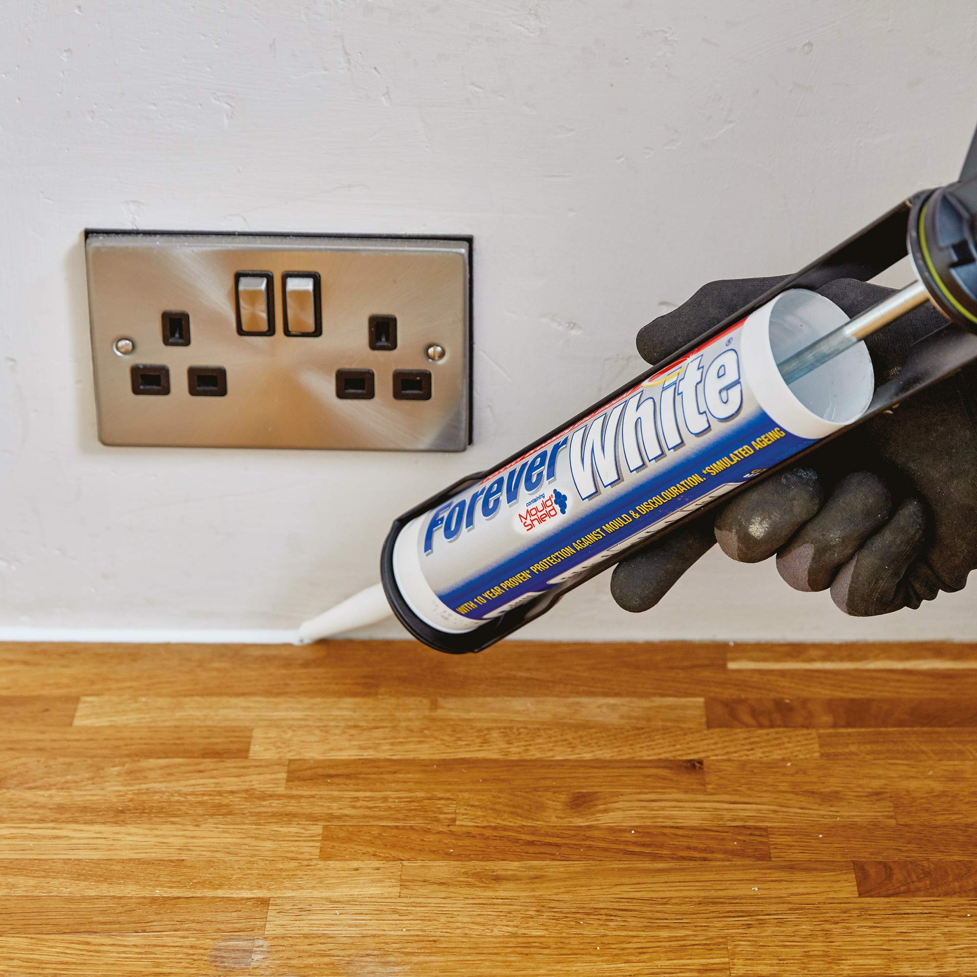 Forever Grey - Anti-mold silicone mastic for areas of high humidity