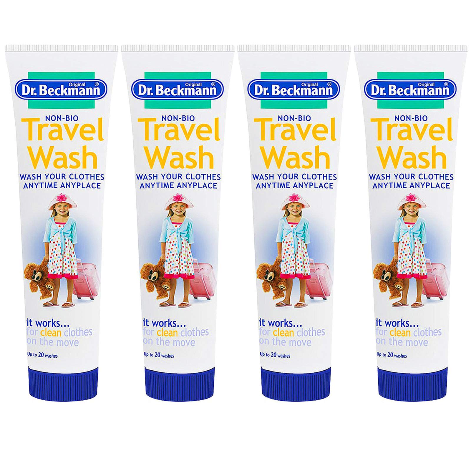 Dr Beckmann Non Bio Travel Wash Gel (4 x 100ml)