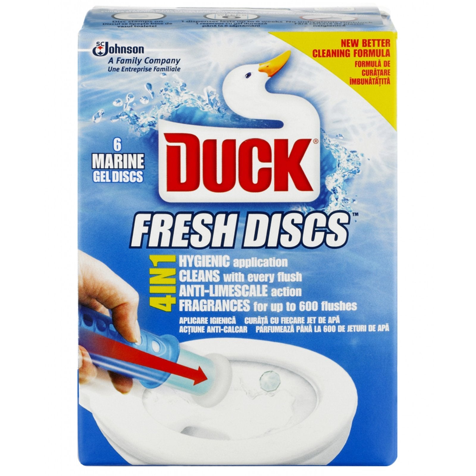 Toilet Duck Gel Discs Marine Fragrance 36ml Ref 96791