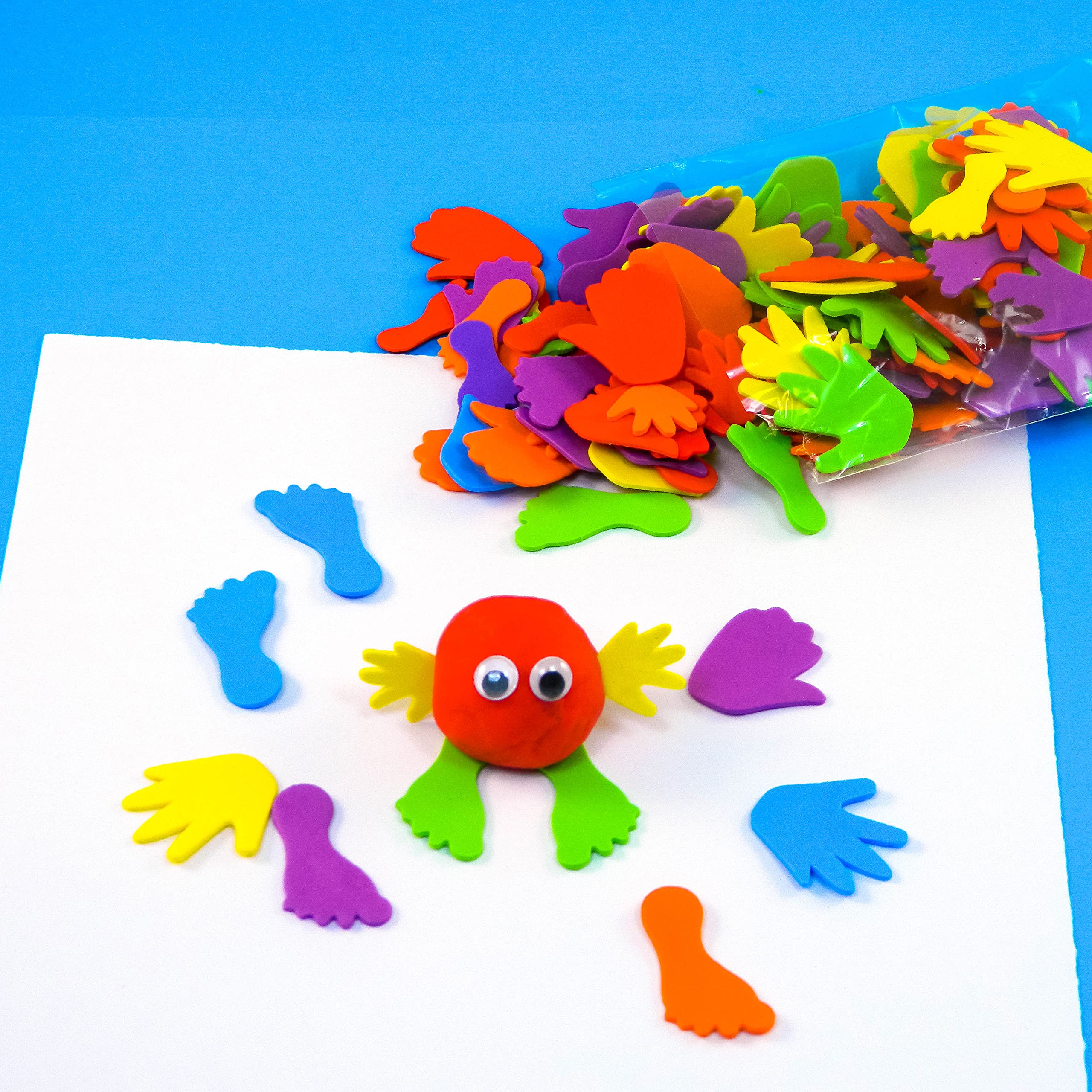 Anthony Peters AP/372/HFF Foam Hands and Feet Shapes-Pack of 150