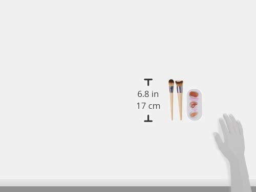 EcoTools Custom Match Duo Makeup Brushes and Mixing Palette with Lid, 3 Count (Pack of 1) - Bargain Genie