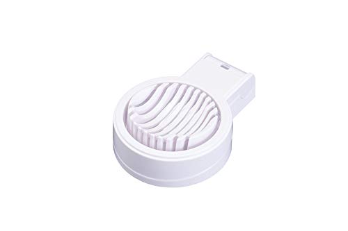KitchenCraft Egg Slicer, Multifunctional Egg Cutter, Plastic with Stainless Steel Wire, 12 x 9 x 4 cm, White - Bargain Genie