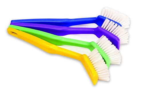 Duzzit 2 x Dish Brushes, 4 Pack, Multi, 25 x 20.3 x 2.5 cm - Bargain Genie