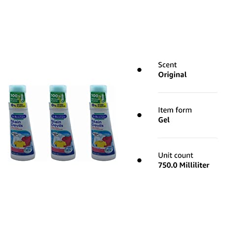Dr Beckmann Stain Devils Pre-Wash Bleach Free Stain Remover (3 x 250ml) - Bargain Genie