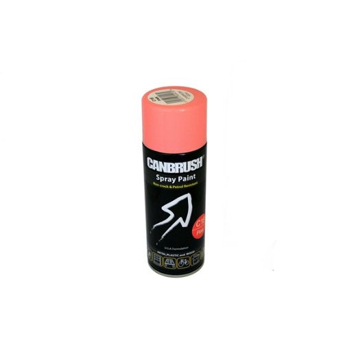 CANBRUSH Spray Paint - For Metal Plastic & Wood 400ML - Pink C18 - Bargain Genie