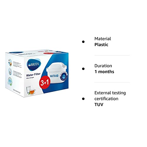BRITA Filters for Maxtra+ Water Filter Jug, Plastic/Carbon/Resin Bianco - Bargain Genie