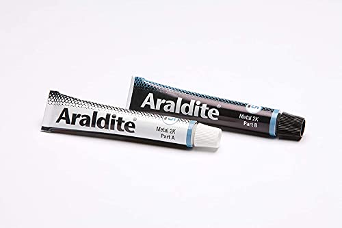 Araldite 2-Part Steel Epoxy Resin Glue Strong, Fast Setting Metal to Metal Glue. Usable for Ceramic, Wood and Glass Glue For Durable Bonding & Repairs 15ml