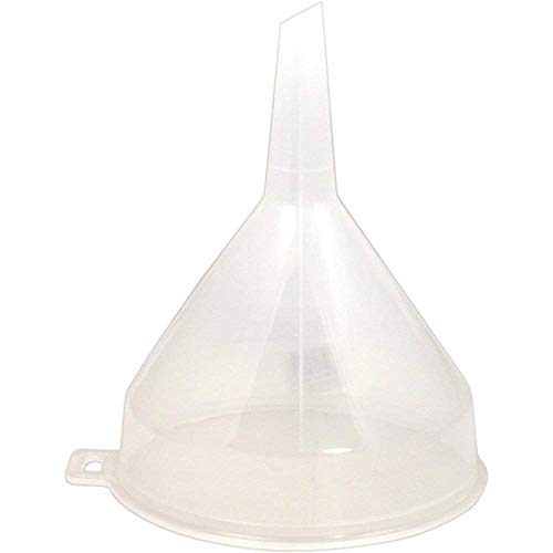 Whitefurze 14cm Clear Plastic Funnel - Bargain Genie