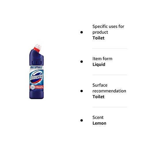 Domestos Original Thick Bleach,750 ml, Pack of 9