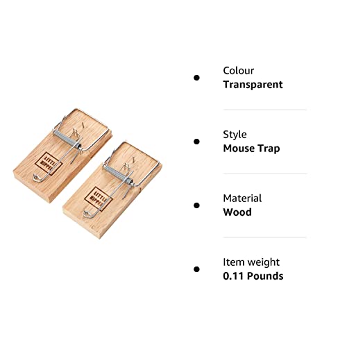 Pest-Stop PSLNMB Little Nipper Mouse Trap - Twin Pack