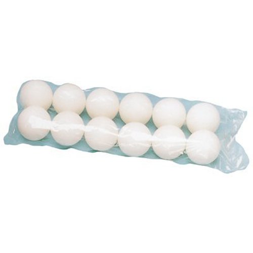 Table Tennis Balls White without Print – Pack of 12 - Bargain Genie