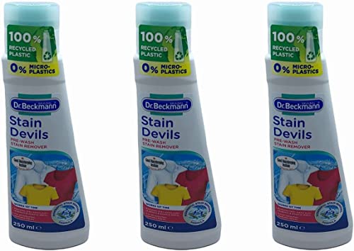 Dr Beckmann Stain Devils Pre-Wash Bleach Free Stain Remover (3 x 250ml) - Bargain Genie