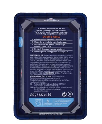 Astonish Specialist Oven & Grill Cleaner Sponge, 250g