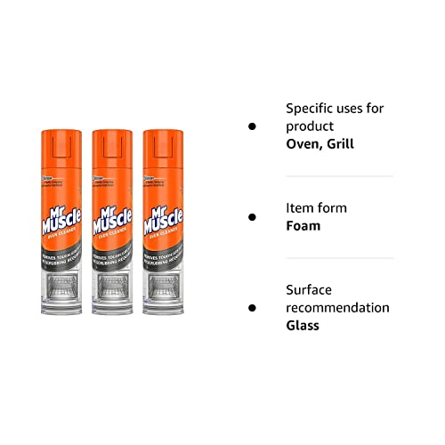 Mr Muscle Oven Cleaner 300ml Pack of 3 - 890938 x 3 - packaging may vary - Bargain Genie