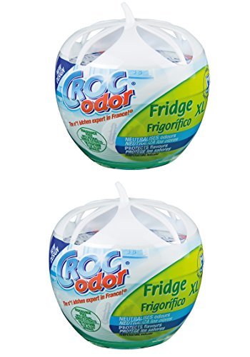 2 x Croc Odor Fridge XL Deodoriser Neutralise Odour Eliminator Freshener by Croc Odor