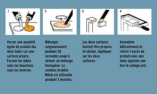 Araldite 2-Part Steel Epoxy Resin Glue Strong, Fast Setting Metal to Metal Glue. Usable for Ceramic, Wood and Glass Glue For Durable Bonding & Repairs 15ml