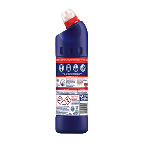 Domestos Original Thick Bleach,750 ml, Pack of 9