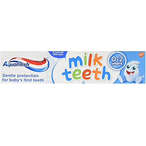 Aquafresh Milk Teeth Toothpaste 50ml Case of 4 - Bargain Genie