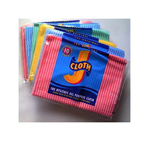 J Cloths Assorted Colours - 6 x 10's - Bargain Genie