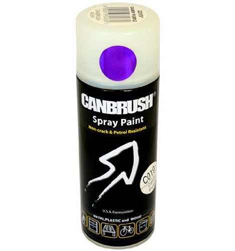 Canbrush Candy Foil Mirror Metallic Effect Spray Paint Auto Diy Colour Aerosol - Purple C019 - Bargain Genie