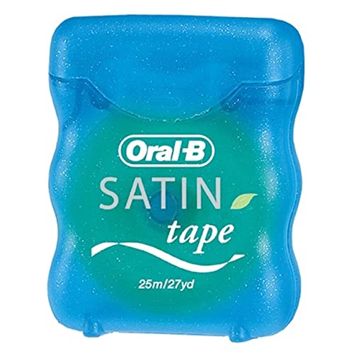 Oral-B Statin Tape Dental Floss 25m (12 Units) by Oral-B Satin Tape Mint