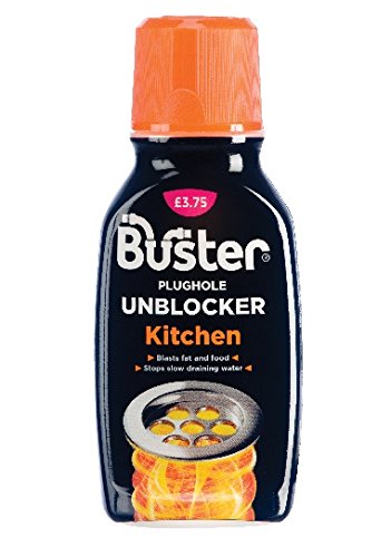 Buster Kitchen Plughole Unblocker 200g (Pack of 3) - Bargain Genie