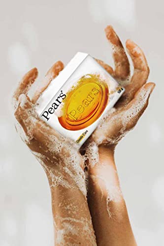 Pears Transparent Amber Soap | Made with Natural Oils and Glycerin | Pure and Gentle Soap with Moisturising and Cleansing Effect | Dermatologist Recommended for Delicate Skin | Pack of 12 x 125g Bars - Bargain Genie