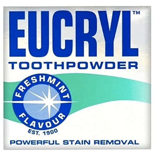 Eucryl toothpowder freshmint - Pack of 4 - Bargain Genie