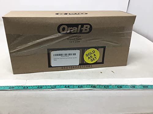 Oral-B Statin Tape Dental Floss 25m (12 Units) by Oral-B Satin Tape Mint