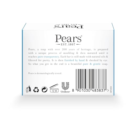 Pears Pure & Gentle Transparent Soap Bar with Mint Extracts